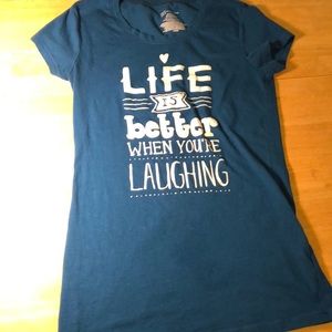 Short sleeve shirt. Graphic tee